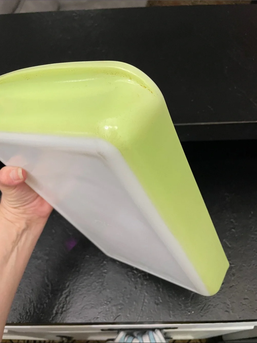 Pyrex Lime Green 2 Qt Ceramic Rectangular Baking Dish - Home Kitchen